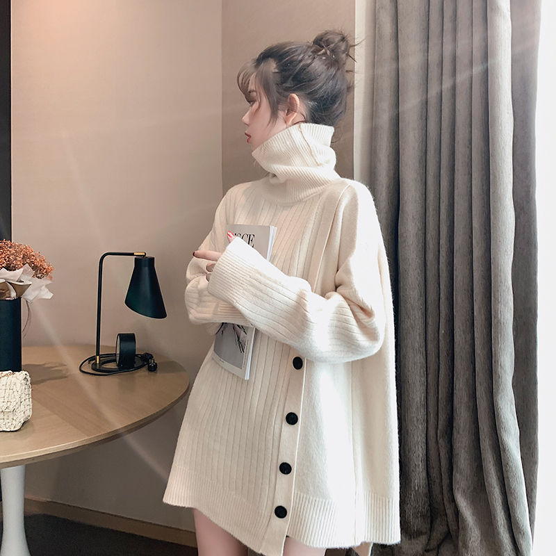 Winter Clothing Korean - Autumn Winter New Fashion High Neck