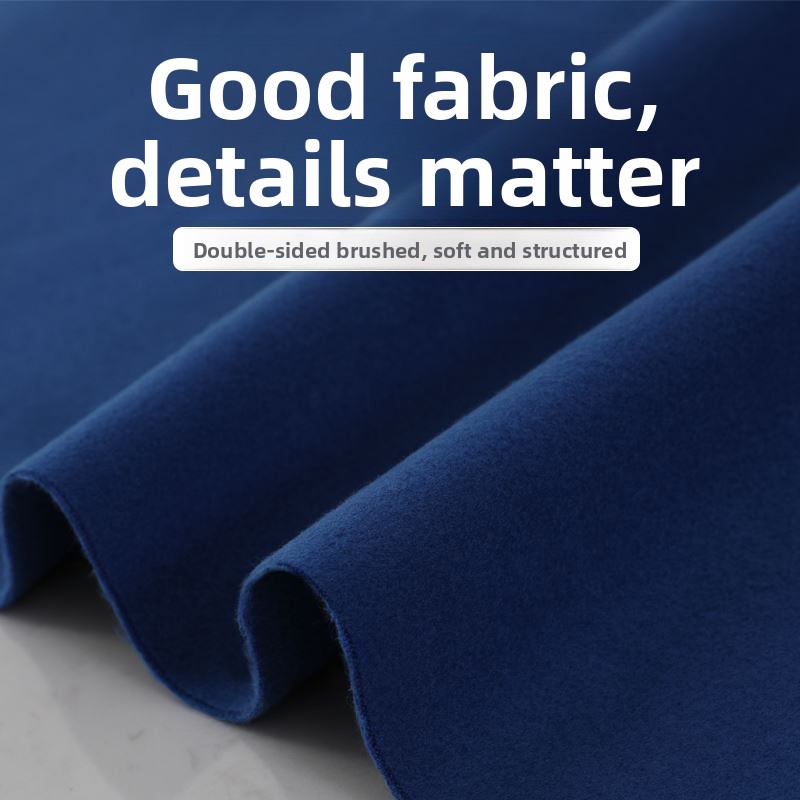 Winter Clothing Material - Thickened Double-Sided Flocking Woolen Fabric for