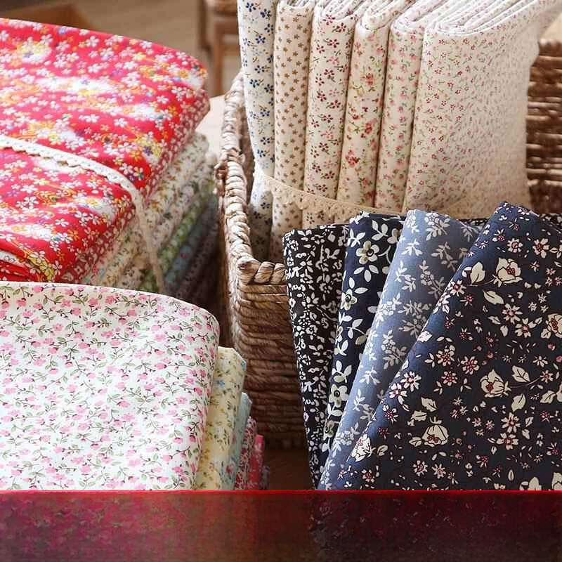 Winter Clothing Material - Pure Cotton Flannel Print Floral Fabric
