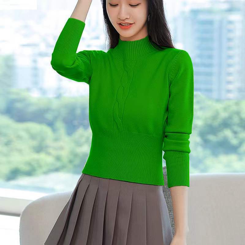 Winter Clothing Korean - Fashion Stand Collar Korean Solid Color
