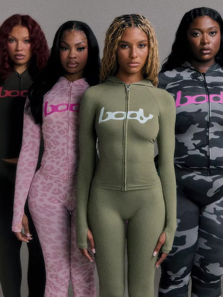 Winter Clothing Pk - Weird Puss Letter Print Tracksuit 2-Piece
