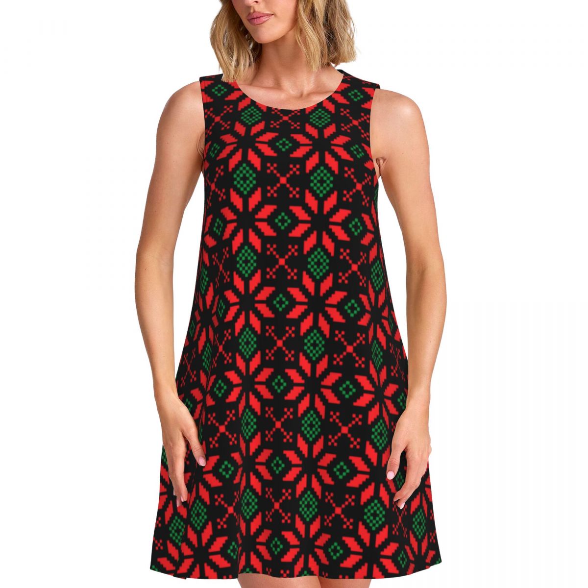 Winter Clothing Ideas For Women - Christmas Holiday Nordic Casual Dress Winter