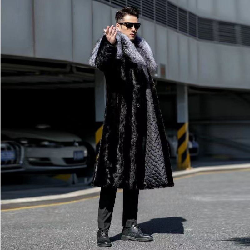 Men's Faux Mink Coat Winter Lo - Winter Clothing Brands 评论和价格