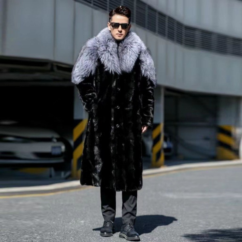Men's Faux Mink Coat Winter Lo - Winter Clothing Brands 评论和价格