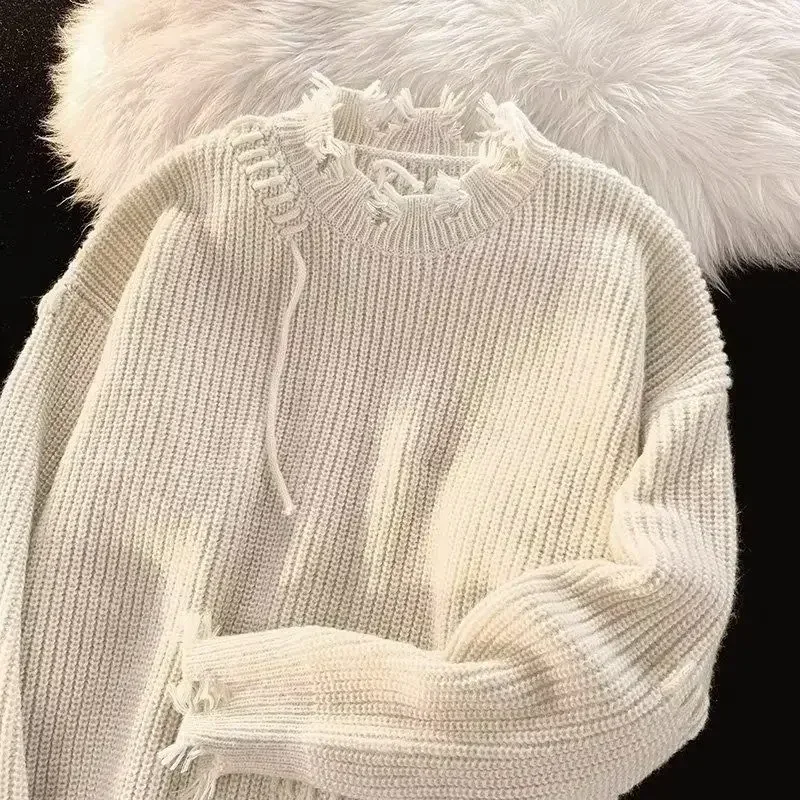Men's Clothing Pullovers Beige - Winter Clothing Korean 评论和价格