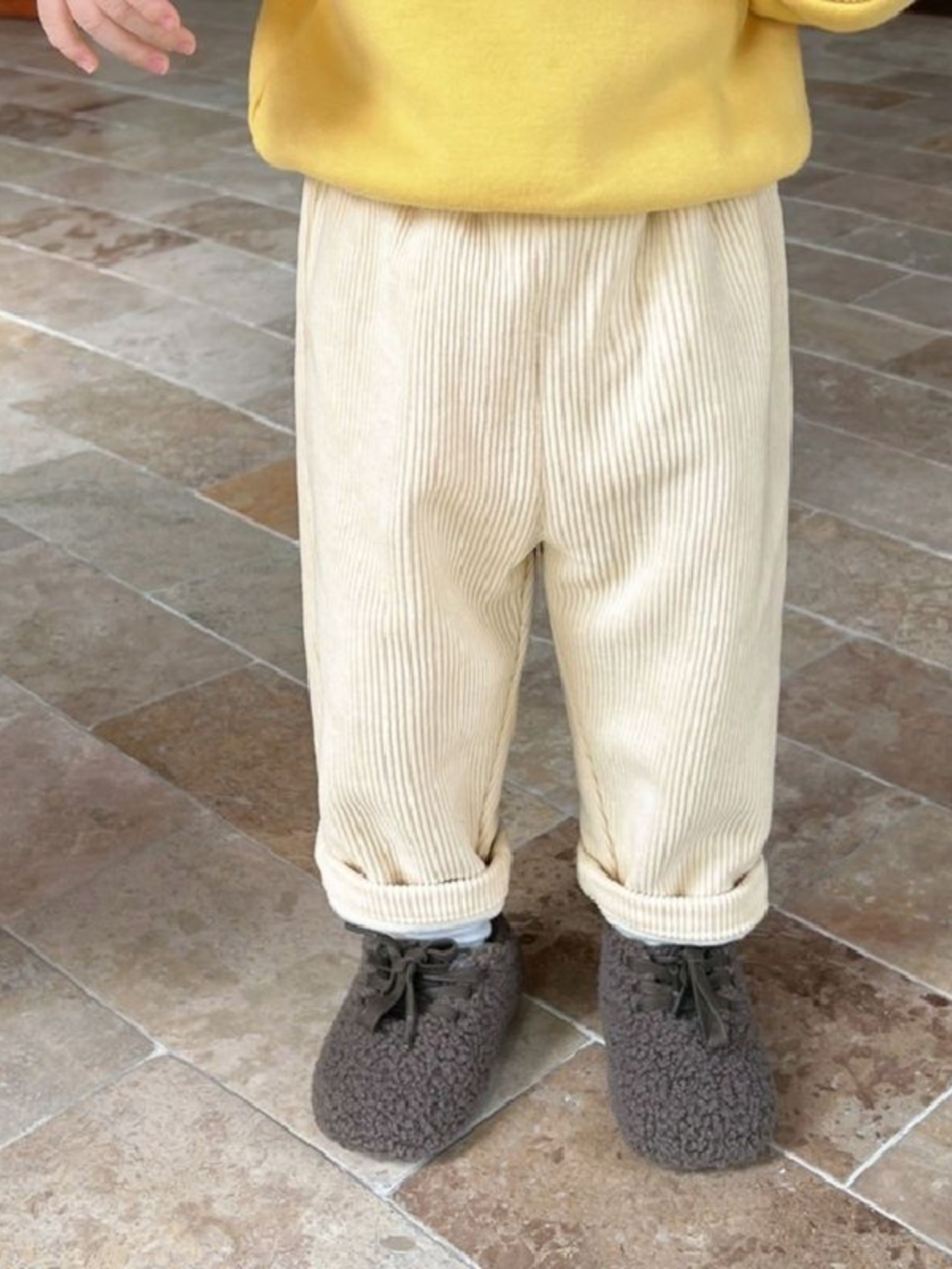 Autumn Winter Fleece Lined Cor - Winter Clothing Material 评论和价格