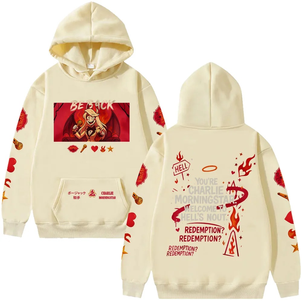 Hazbin Hotel Oversized Unisex  - Winter Clothing Ideas For Women 评论和价格