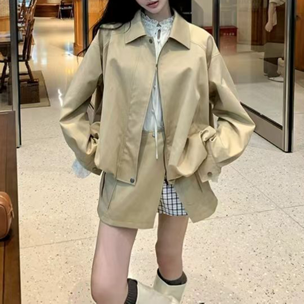 TWOTWINSTYLE Khakl Spliced Poc - Winter Clothing Pk 评论和价格