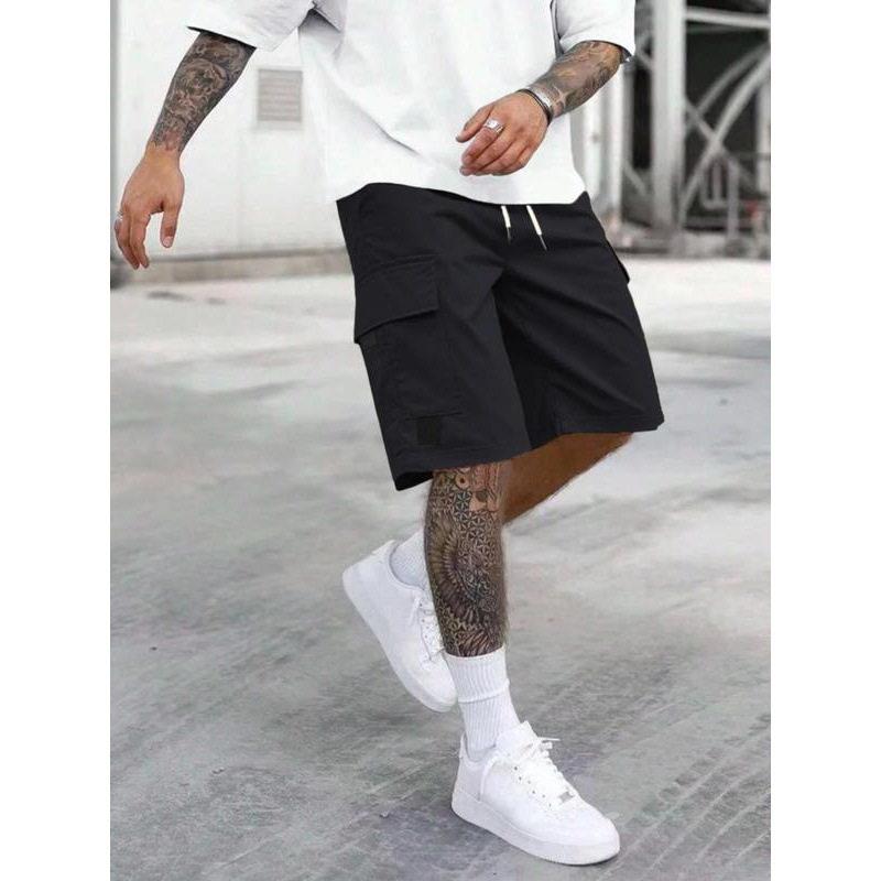 Casual Cargo Shorts Five-Quart - Winter Clothing Material 评论和价格