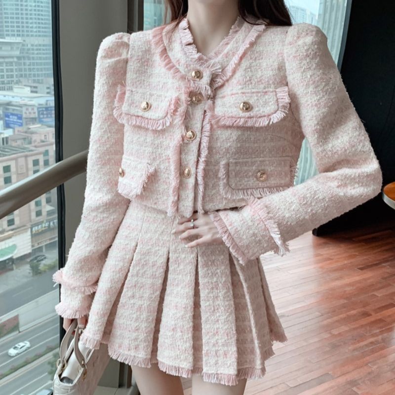 Women Elegant Tassel Y2K Korea - Winter Clothing Korean 评论和价格