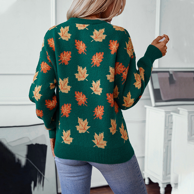 Autumn Winter Sweater Maple Le - Winter Clothing Europe 评论和价格