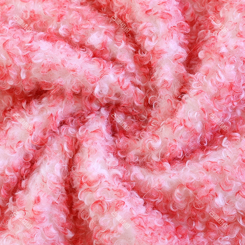 Tie-dye rainbow swirl two-tone - Winter Clothing Material 评论和价格