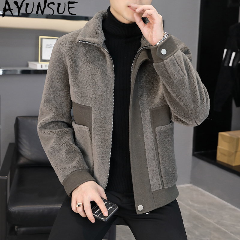 AYUNSUE Winter 100% Wool Coats - Winter Clothing Korean 评论和价格