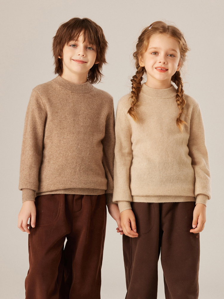 Children's Cashmere Sweater Mo - Winter Clothing Colors 评论和价格