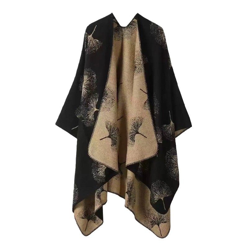 Printed Knitted Shawl for Wome - Winter Clothing Ideas For Women 评论和价格
