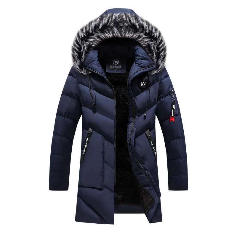 Male Solid Cotton Outwear Coat - Winter Clothing Brands 评论和价格