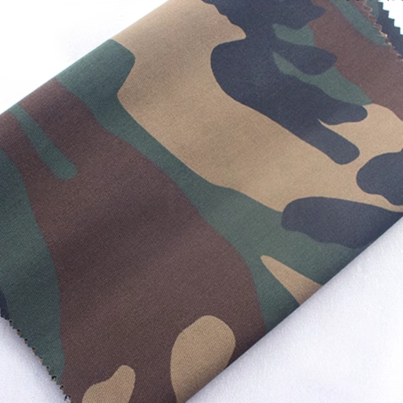 Green Camouflage 65% Polyester - Winter Clothing Material 评论和价格