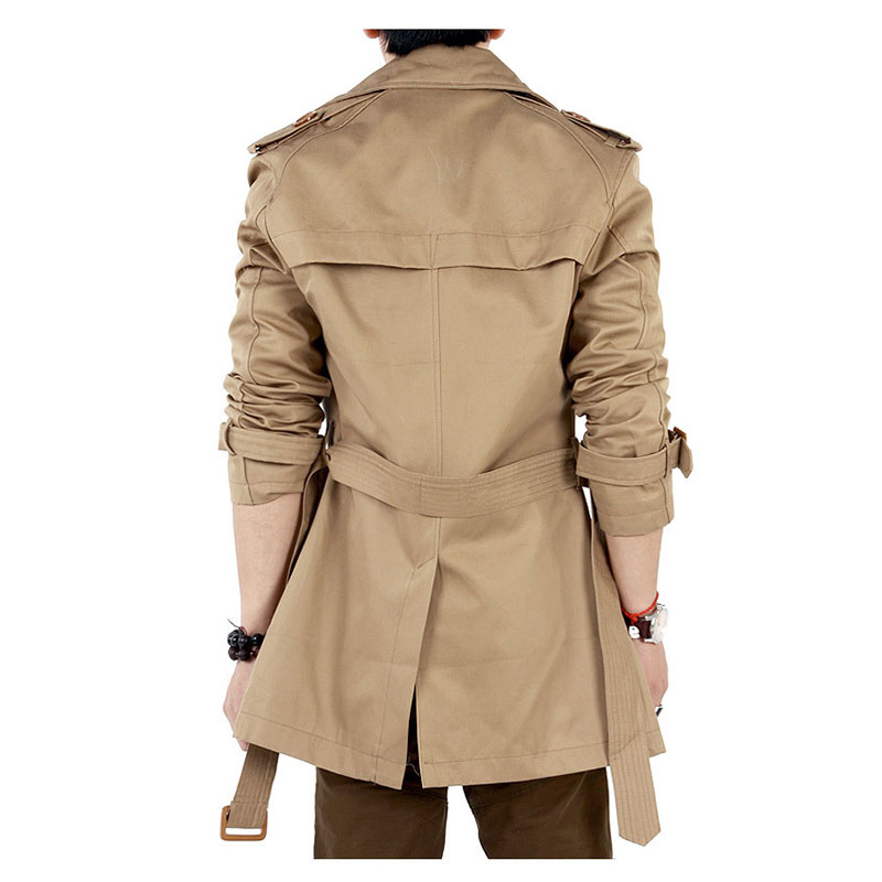 Autumn Spring Trench Coat Men  - Winter Clothing Europe 评论和价格
