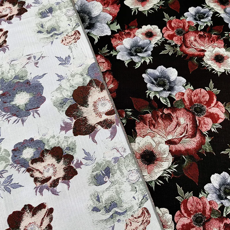 Embossed Jacquard Brocade Fabr - Winter Clothing Material 评论和价格