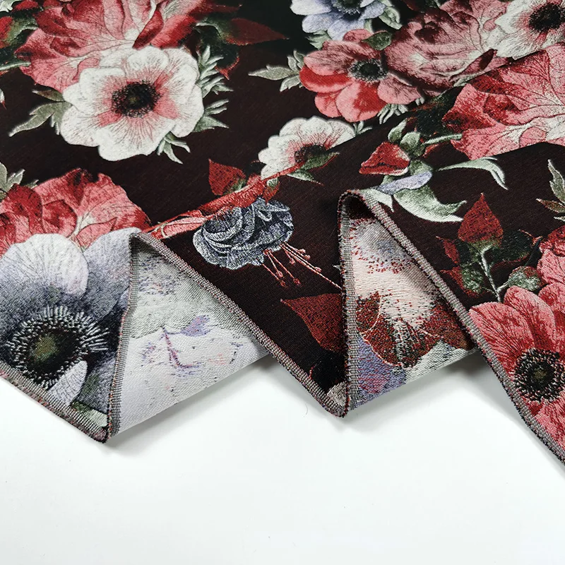 Embossed Jacquard Brocade Fabr - Winter Clothing Material 评论和价格