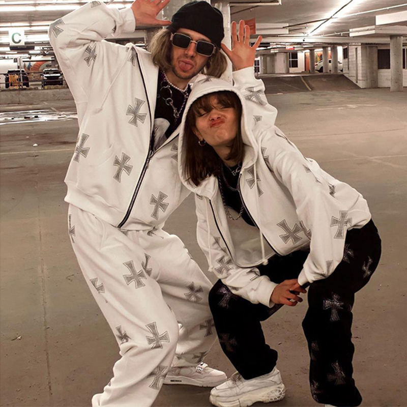 American Hip-hop Retro Pantsui - Winter Clothing Pk 评论和价格